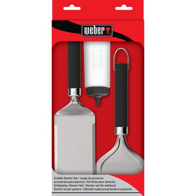 Grattoir plancha ensemble de 3 ustensiles pour plancha WEBER