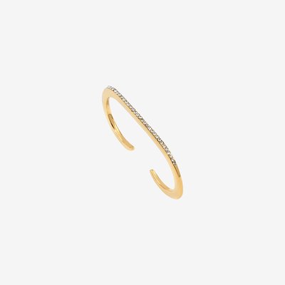Bague ajustable plaquée or KIND OF THINGS CAROLINE NAJMAN