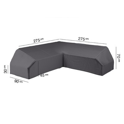 Garden Platform Cover 275x275x90xH30/45/70cm AEROCOVER