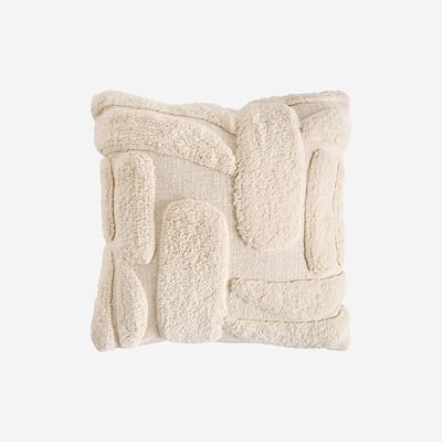 Coussin tufté en coton ANOUK HABITAT