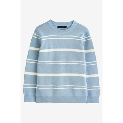 Pull ras du cou en maille à rayures NEXT