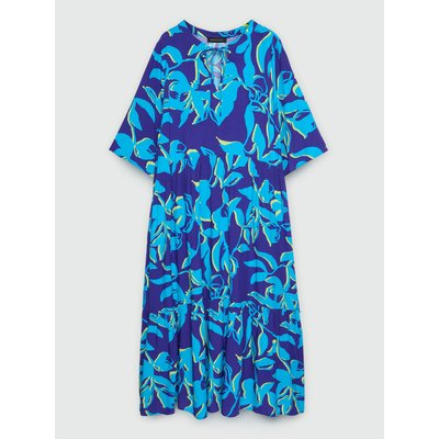 Longue robe à fleurs en viscose LENZING™ ECOVERO™ FIORELLA RUBINO