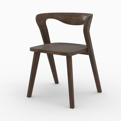 Chaise en bois d'hévéa - VEGA MAISON PAVANE