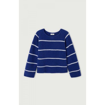 Jersey a rayas y cuello barco, manga larga, VITOW AMERICAN VINTAGE