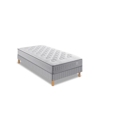 Ens INITIAL 140x200 matelas H23 ressort ensachés, ferme, sommier SIMMONS