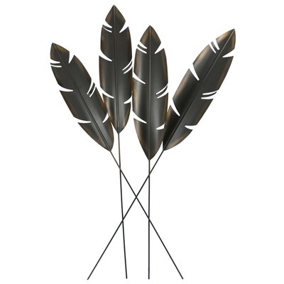 Décoration murale en métal Plume AUBRY GASPARD