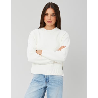 Pull col rond uni BZB