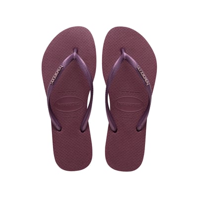 Tongs Slim Logo Metallic HAVAIANAS