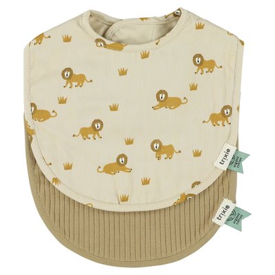 Lot de 2 bavoirs Lively Lion - Trixie TRIXIE