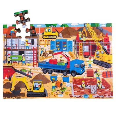 Puzzle géant Chantier de construction BIGJIGS
