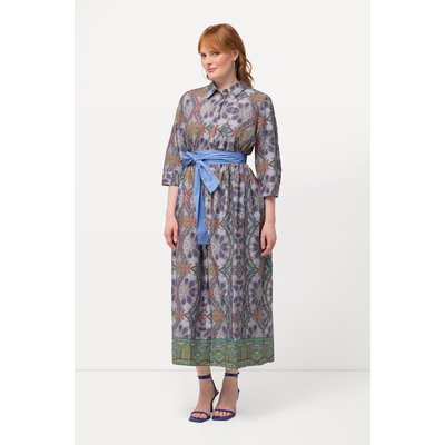 Robe chemisier, cachemire, coupe évasée ULLA POPKEN