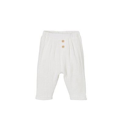 Pantalon coupe sarouel en gaze de coton VERTBAUDET