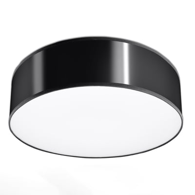Plafonnier PVC Noir E27 2 Arena EDEN