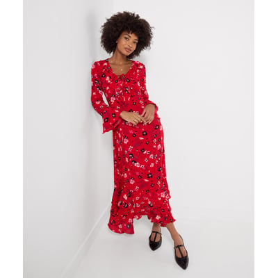 Robe Longue à Volants et Manches Longues Phoebe JOE BROWNS