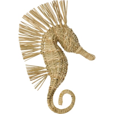 Hippocampe mural en fibres végétales RECOLLECTION