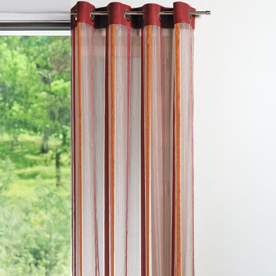 Rideau en organza à rayures verticales HOME MAISON