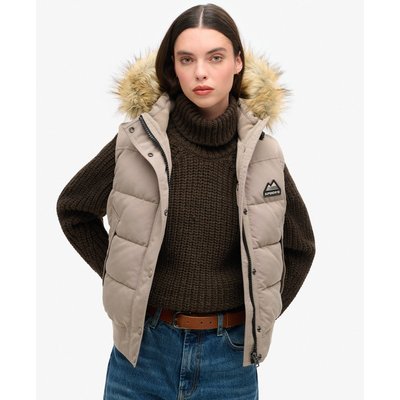 Doudoune sans manches en imitation fourrure Everest SUPERDRY