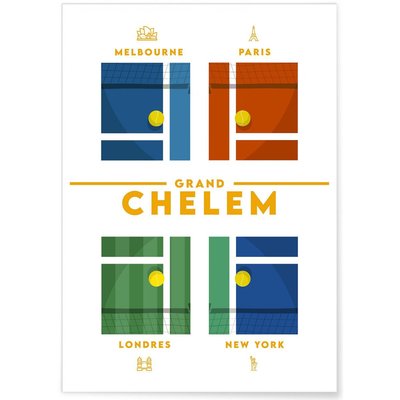 Affiche 'Grand Chelem' L'AFFICHERIE
