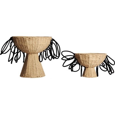 Panier en fibre naturelle (lot de 2), S.wica RECOLLECTION
