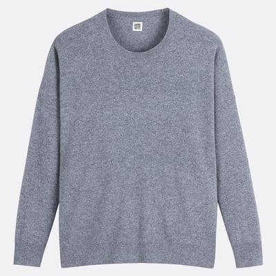 Pull cachemire col rond fine maille volume ample LA REDOUTE COLLECTIONS