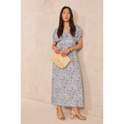 Robe imprimée fluide BLUE Maison 123