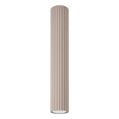 Plafonnier Aluminium Taupe GU10 1 Karbon EDEN