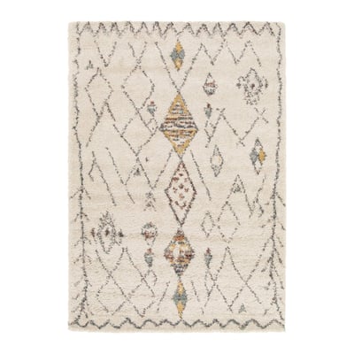 Tapis shaggy épais et confortable TIZI AFK LIVING