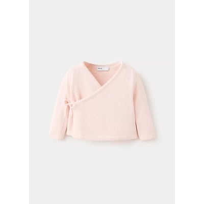 Cardigan en maille croisé MANGO BABY