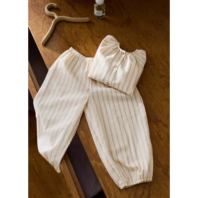 Pantalon pyjama rayures MANGO HOME
