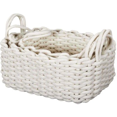 Set de 3 paniers de rangement Tricot CMP