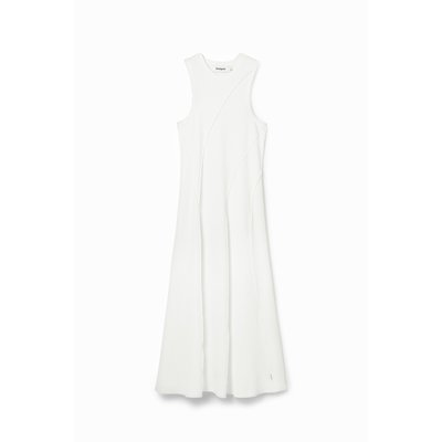 Robe midi patchwork tissu côtelé DESIGUAL