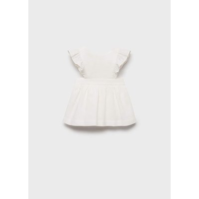 Robe lin volantée MANGO BABY