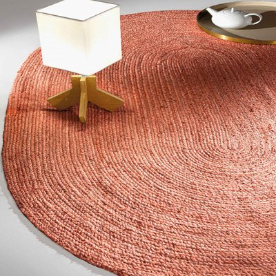 Tapis en jute tissé motif uni NATIVE UN AMOUR DE TAPIS