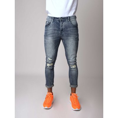 Jean bleu délavé coupe skinny PROJECT X
