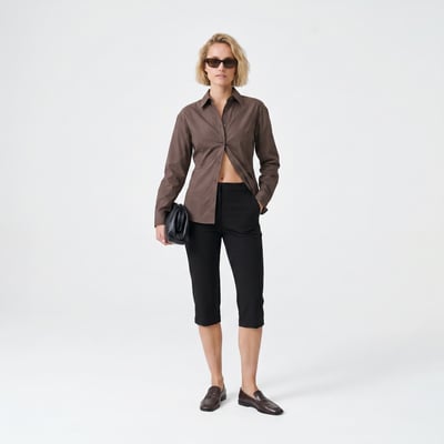 Chemise col classique, coupe ajustée et manches longues VALEE ARTLOVE