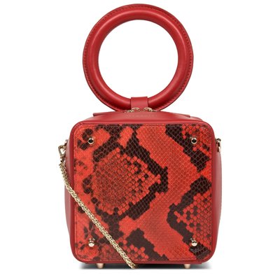 Sac à main zippé EXOTIC CUBE SEQUOIA