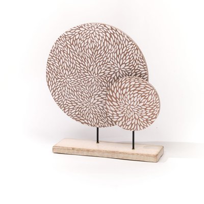 Déco à poser sur pied motif devant bois MANGO WOOD TODAY