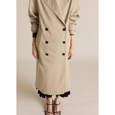 Trench long oversize double boutonnage MANGO