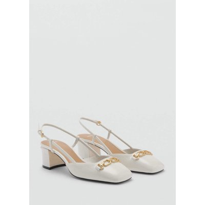Chaussures talon maillons MANGO