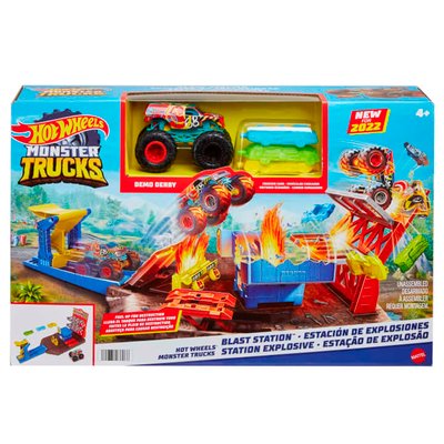 Hot Wheels Coffret de Jeu La Station Explosive MATTEL