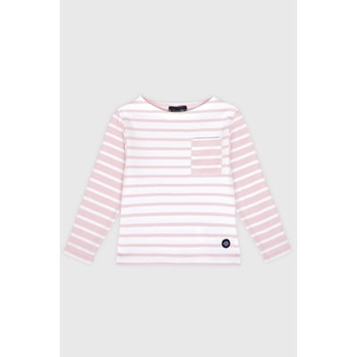 Marinière avec poche en coton épais KIDS ARMOR-LUX