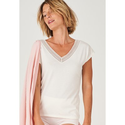 T-shirt col dentelle Climatyl DAMART