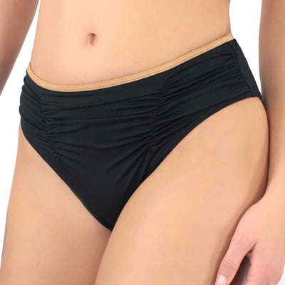 Bas De Maillot De Bain Janine Robin - Culotte Haute Couvrante Darling - Taille Mi-haute Amincissante - Composition 80% Lycra, 20% Elasthanne - 7