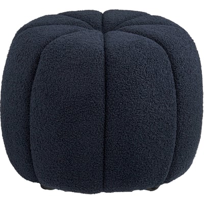 Pouf collection DOSSIVE en tissu teddy RECOLLECTION