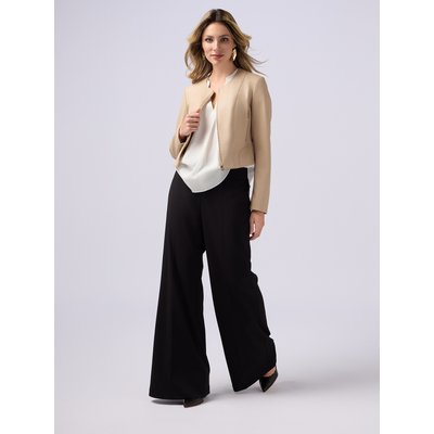 Pantalon en tissu scuba crêpe uni OLTRE