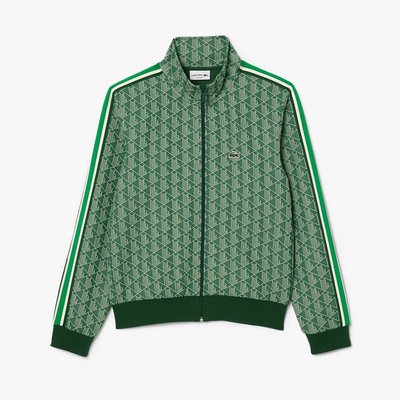 Sudadera con cremallera y cuello alto LACOSTE