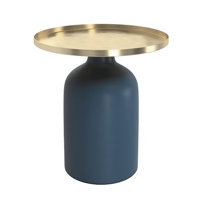 Table d'appoint ronde en métal - LYNE RENDEZ-VOUS DÉCO