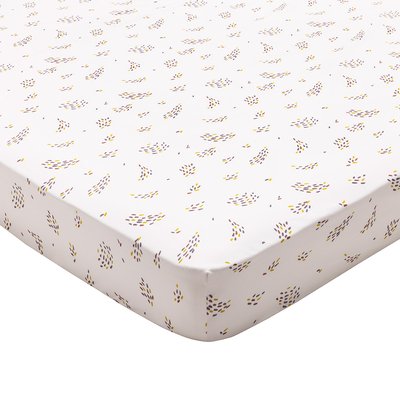 Drap housse imprimé en polyester recyclé. Amalia ORIGIN