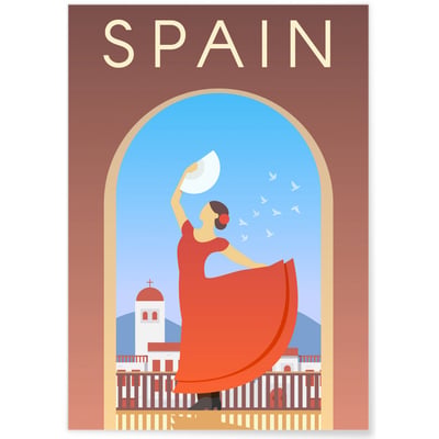 Poster Espagne L'AFFICHERIE