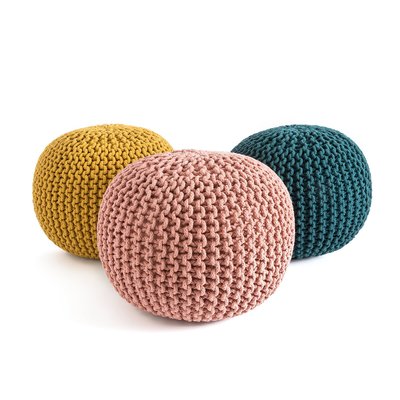 Pouf rond tressé Bisho LA REDOUTE INTERIEURS